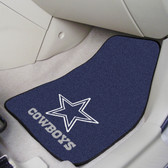 Dallas Cowboys 2-piece Carpeted Car Mats 17"x27"