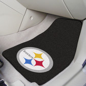 Pittsburgh Steelers 2-piece Carpeted Car Mats 17"x27"