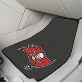 Tampa Bay Buccaneers 2-piece Carpeted Car Mats 17"x27"