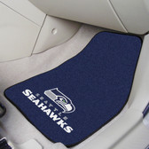 Seattle Seahawks 2-piece Carpeted Car Mats 17"x27"