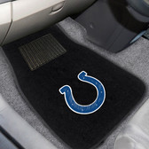 Indianapolis Colts 2-piece Embroidered Car Mats 18"x27"