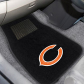 Chicago Bears 2-piece Embroidered Car Mats 18"x27"