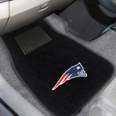New England Patriots 2-piece Embroidered Car Mats 18"x27"