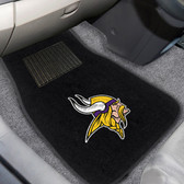 Minnesota Vikings 2-piece Embroidered Car Mats 18"x27"