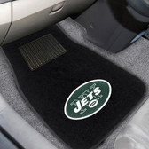 New York Jets 2-piece Embroidered Car Mats 18"x27"