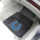 Indianapolis Colts Heavy Duty 2-Piece Vinyl Car Mats 17"x27"