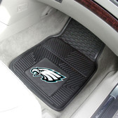 Philadelphia Eagles Heavy Duty 2-Piece Vinyl Car Mats 17"x27"