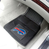 Buffalo Bills Heavy Duty 2-Piece Vinyl Car Mats 17"x27"