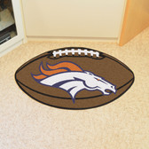 Denver Broncos Football Rug 20.5"x32.5"