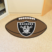 Oakland Raiders Football Rug 20.5"x32.5"