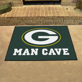Green Bay Packers Man Cave All-Star Mat 33.75"x42.5"