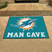 Miami Dolphins Man Cave All-Star Mat 33.75"x42.5"