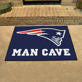 New England Patriots Man Cave All-Star Mat 33.75"x42.5"