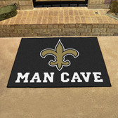 New Orleans Saints Man Cave All-Star Mat 33.75"x42.5"
