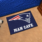 New England Patriots Man Cave Starter Rug 19"x30"