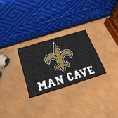 New Orleans Saints Man Cave Starter Rug 19"x30"