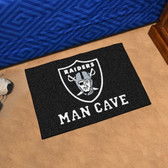 Oakland Raiders Man Cave Starter Rug 19"x30"