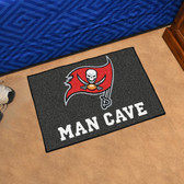Tampa Bay Buccaneers Man Cave Starter Rug 19"x30"