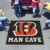 Cincinnati Bengals Man Cave Tailgater Rug 5'x6'