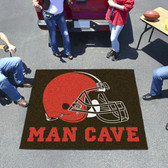 Cleveland Browns Man Cave Tailgater Rug 5'x6'