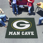Green Bay Packers Man Cave Tailgater Rug 5'x6'