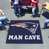 New England Patriots Man Cave Tailgater Rug 5'x6'