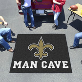 New Orleans Saints Man Cave Tailgater Rug 5'x6'