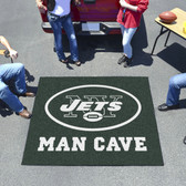 New York Jets Man Cave Tailgater Rug 5'x6'