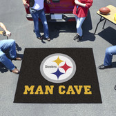 Pittsburgh Steelers Man Cave Tailgater Rug 5'x6'
