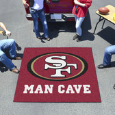 San Francisco 49ers Man Cave Tailgater Rug 5'x6'