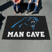 Carolina Panthers Man Cave UtliMat Rug 5'x8'