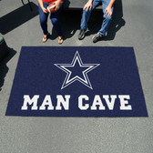 Dallas Cowboys Man Cave UtliMat Rug 5'x8'