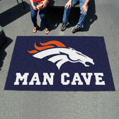 Denver Broncos Man Cave UtliMat Rug 5'x8'