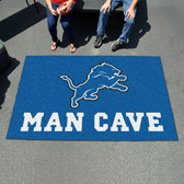 Detroit Lions Man Cave UtliMat Rug 5'x8'