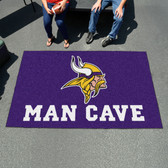 Minnesota Vikings Man Cave UtliMat Rug 5'x8'