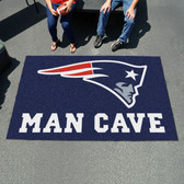 New England Patriots Man Cave UtliMat Rug 5'x8'