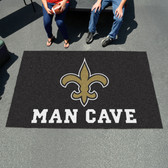 New Orleans Saints Man Cave UtliMat Rug 5'x8'