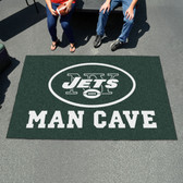 New York Jets Man Cave UtliMat Rug 5'x8'