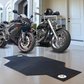 Pittsburgh Steelers Motorcycle Mat 82.5" L x 42" W