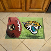 Jacksonville Jaguars Scraper Mat 19"x30" - Ball