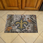 New Orleans Saints Scraper Mat 19"x30" - Camo