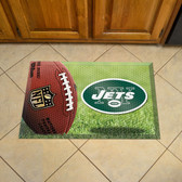 New York Jets Scraper Mat 19"x30" - Ball