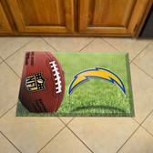 San Diego Chargers Scraper Mat 19"x30" - Ball