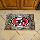 San Francisco 49ers Scraper Mat 19"x30" - Ball