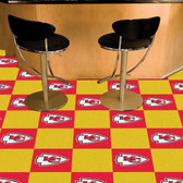 Kansas City Chiefs Carpet Tiles 18"x18" tiles