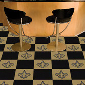 New Orleans Saints Carpet Tiles 18"x18" tiles