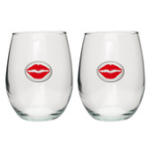 Lips Stemless Wine Glass (Set of 2)