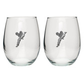 Pheasant Stemless Wine Glass (Set of 2)