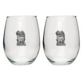 Elk Stemless Wine Glass (Set of 2)