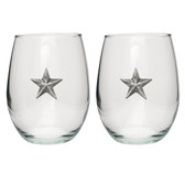 Lone Star Stemless Wine Glass (Set of 2)